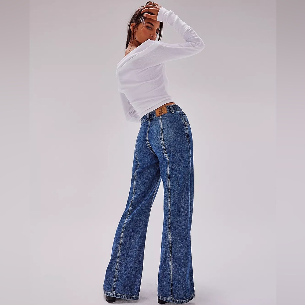 Free People We The Free Wallflower Wide-Leg jeans - Picture 2 of 9